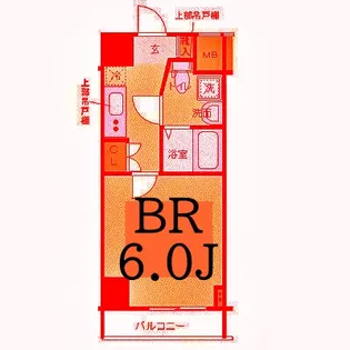 フェルクルール横浜新子安プレセダンヒルズ【5階】の間取り