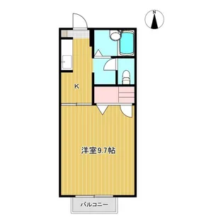 ドミール富田【2階】の間取り