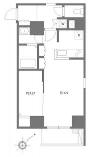 アリカ向島【11階】の間取り