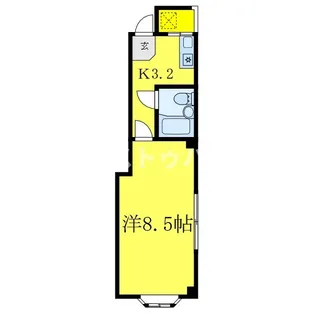 メルシービル【3階】の間取り