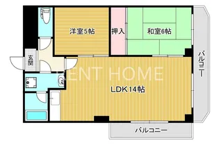 レジデンスOGAWA【4階】の間取り