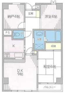 ノバ相模原【3階】の間取り
