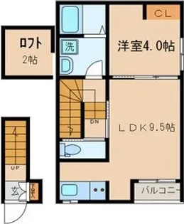 CASA VITA【2階】の間取り