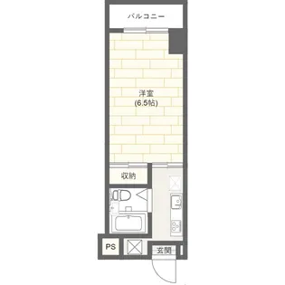 ハイツ山重【3階】の間取り