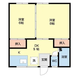 エリートII【2階】の間取り