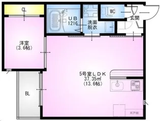 REGALEST 東大宮【3階】の間取り