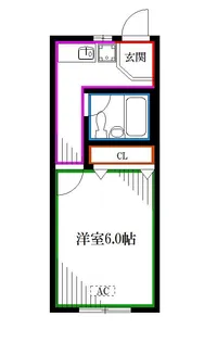 ボン ボヤージュ高円寺【1階】の間取り