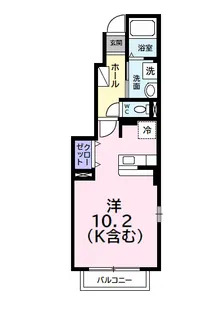 コリーヌメゾン【1階】の間取り