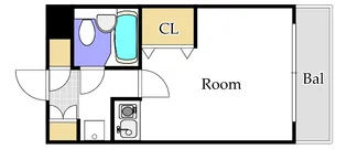 ルフォン岡山駅前【4階】の間取り