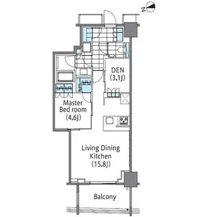 東京都新宿区新宿6【マンション】の間取り