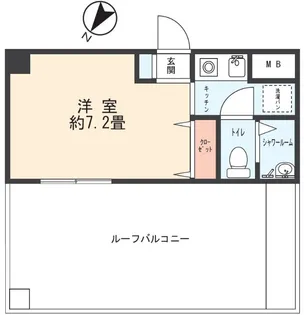 スターブル中原【4階】の間取り