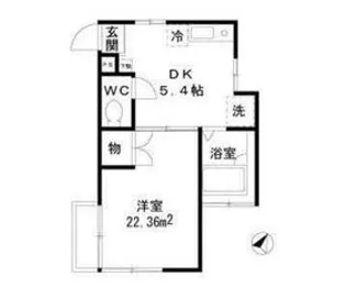 エクセル木曽【2階】の間取り