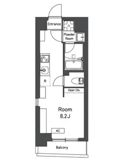 レキシントン・スクエア曙橋【6階】の間取り