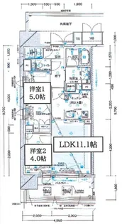 ブランズ大阪福島【9階】の間取り