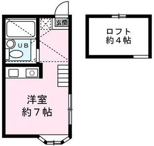 メゾン・ド・大岡【1階】の間取り