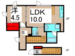 ARUITTE AOI【2階】の間取り