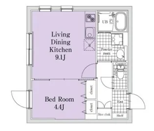 SOU杉並方南町【3階】の間取り