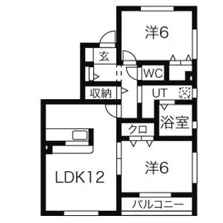 サンリッチ【1階】の間取り