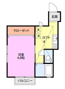 プライムコート【2階】の間取り