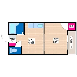 ガーデンコート平野南【5階】の間取り