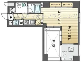 プラスヴァンドームサントル【8階】の間取り