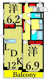 クレイン西日暮里【3階】の間取り