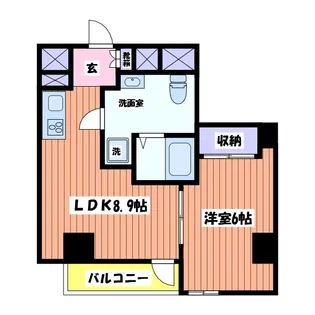 グレースヒル曙【5階】の間取り