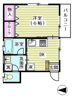フローラ【2階】の間取り