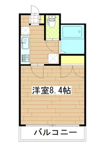 In-Towner二日町【5階】の間取り