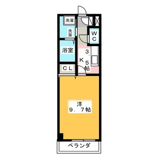アンフィニ ドミール【2階】の間取り
