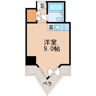 栄マンションS棟【6階】の間取り