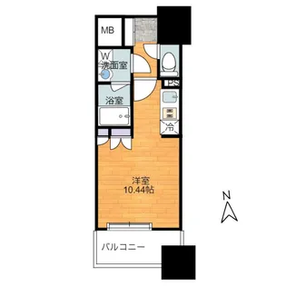 アウローラ日泉【8階】の間取り