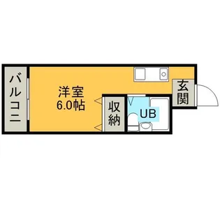 アマノフラット香住ヶ丘【2階】の間取り