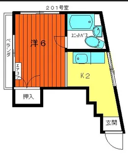 ビューハイツ【2階】の間取り