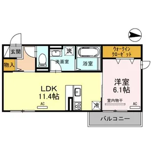 セントセシリア【1階】の間取り