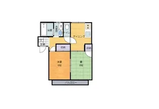 星の郷コーポA【1階】の間取り