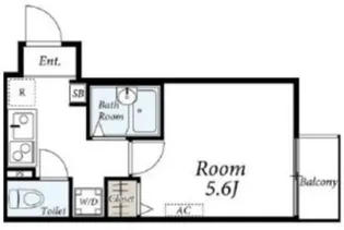 リブリ・宮坂【1階】の間取り