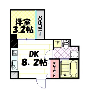 アドバンス心斎橋NEXTURE【3階】の間取り