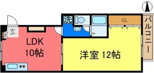 第3ハイツカトレア【2階】の間取り