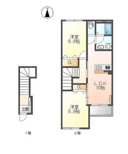MS レーヴ I【1階】の間取り