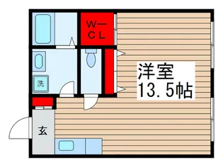 レジデンスカ-プ千葉【5階】の間取り
