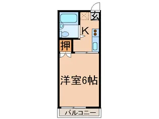 ハイドハウス【1階】の間取り