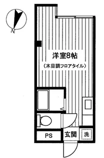 プラーズ生田【2階】の間取り