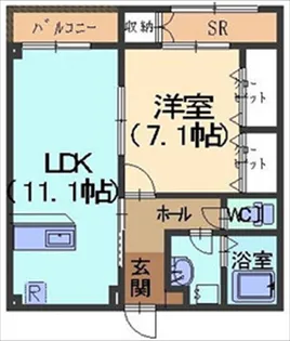 サンシエル【1階】の間取り