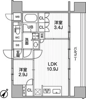 nido SUGAMO【9階】の間取り