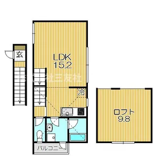レ・スリジエ旗の台【2階】の間取り