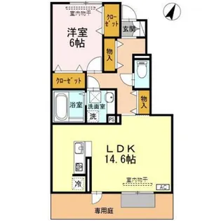 ドエル22【1階】の間取り