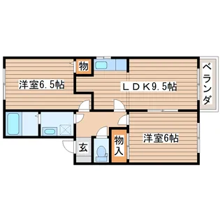 ファミールGENKI【2階】の間取り