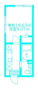 モンステラひばり【1階】の間取り