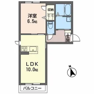 ウィローズガーデン【1階】の間取り